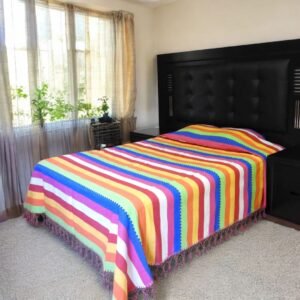 Colcha Artesanal Multicolor Payaso – Disponible en 4 tamaños