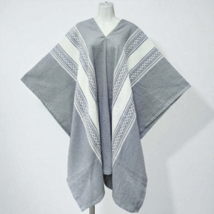 Jorongo Artesanal Gris Oxford (Mod.Diamante)