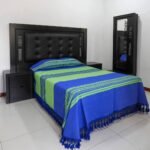 Colcha Artesanal Azul con Limon – Disponible en 4 tamaños