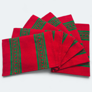 Mantelitos Individuales Oaxaqueño Navideño por unidades de 4/6/8/10/12 Piezas – Hecho en Oaxaca