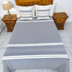 Juego de Colcha Gris Oxford