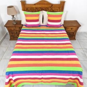 Juego de Colcha Multicolor
