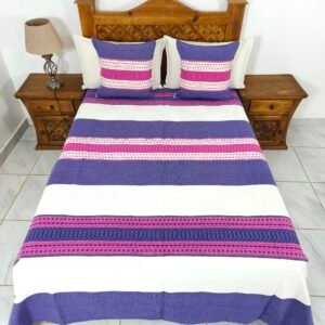 Juego de Colcha Morado Natural